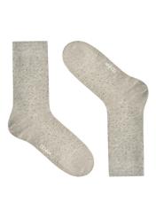 Zestaw długich skarpet męskich ZESMT-0063-00(W26) - widok produktu od góry, na białym tle.