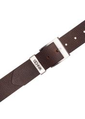 Brązowy skórzany pasek męski PASMS-0127D-90(Z25)