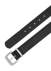 Czarny skórzany pasek damski PASDS-0312A-99(Z25)