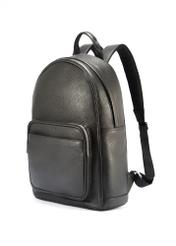 Czarny skórzany plecak męski TORMS-0450-99(W25)