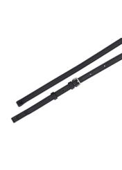 Czarna mała torebka damska hobo TOREC-1097-99(Z26), widok paska produktu na białym tle.