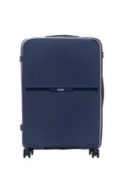 Komplet walizek na kółkach 19"/24"/28" WALPP-0026-7D(W26), widok produktu z przodu na białym tle.