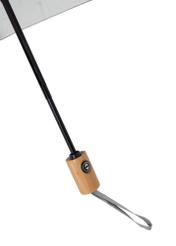 Składany parasol damski w kolorze szarym PARSD-0034-12(W24)-03