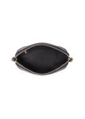 Czarna torebka damska z monogramem TOREC-1180-9P(W26)