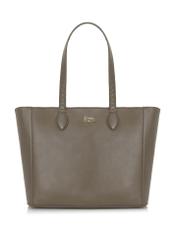 Duża beżowa skórzana torba shopper TORES-0971-80(Z24)-01
