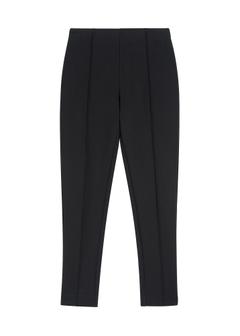 Czarne dopasowane spodnie damskie SPODT-0096-99(Z26)