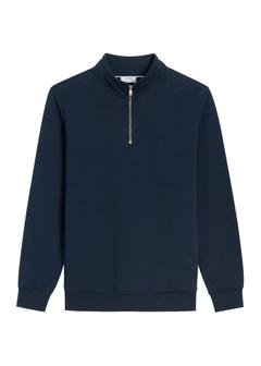 Granatowa dzianinowa bluza męska BLZMT-0084-7E(Z26)