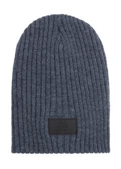 Granatowa czapka zimowa męska CZAMT-0011-69(Z25)