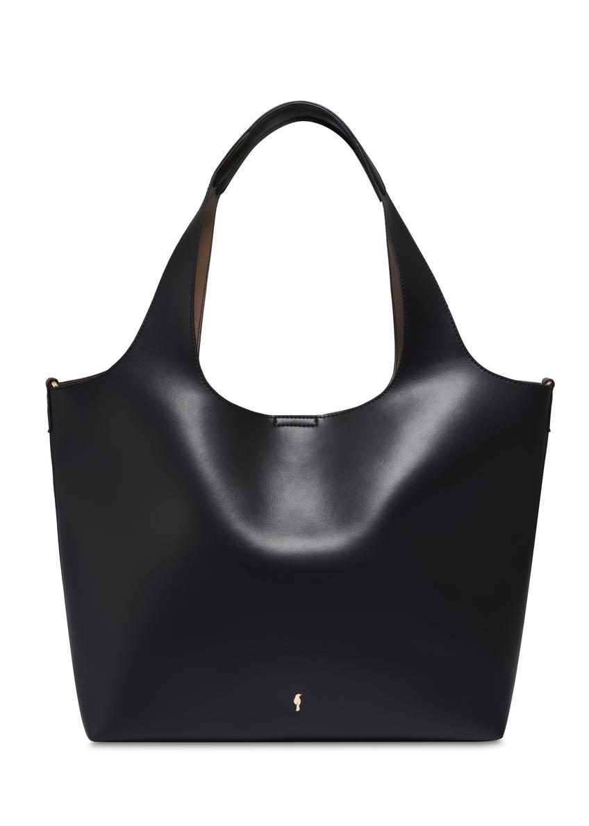 Czarna torebka shopper damska TOREC-1259-99(Z26)