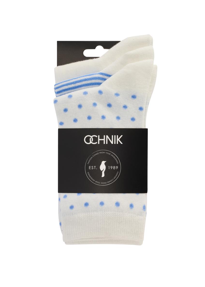 Trójpak długich skarpet damskich ZESDT-0043-0P(W26)
