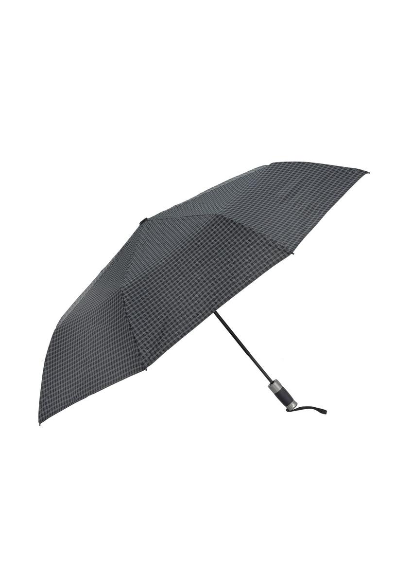 Składany parasol męski w kratkę PARSM-0031-15(W24)-01