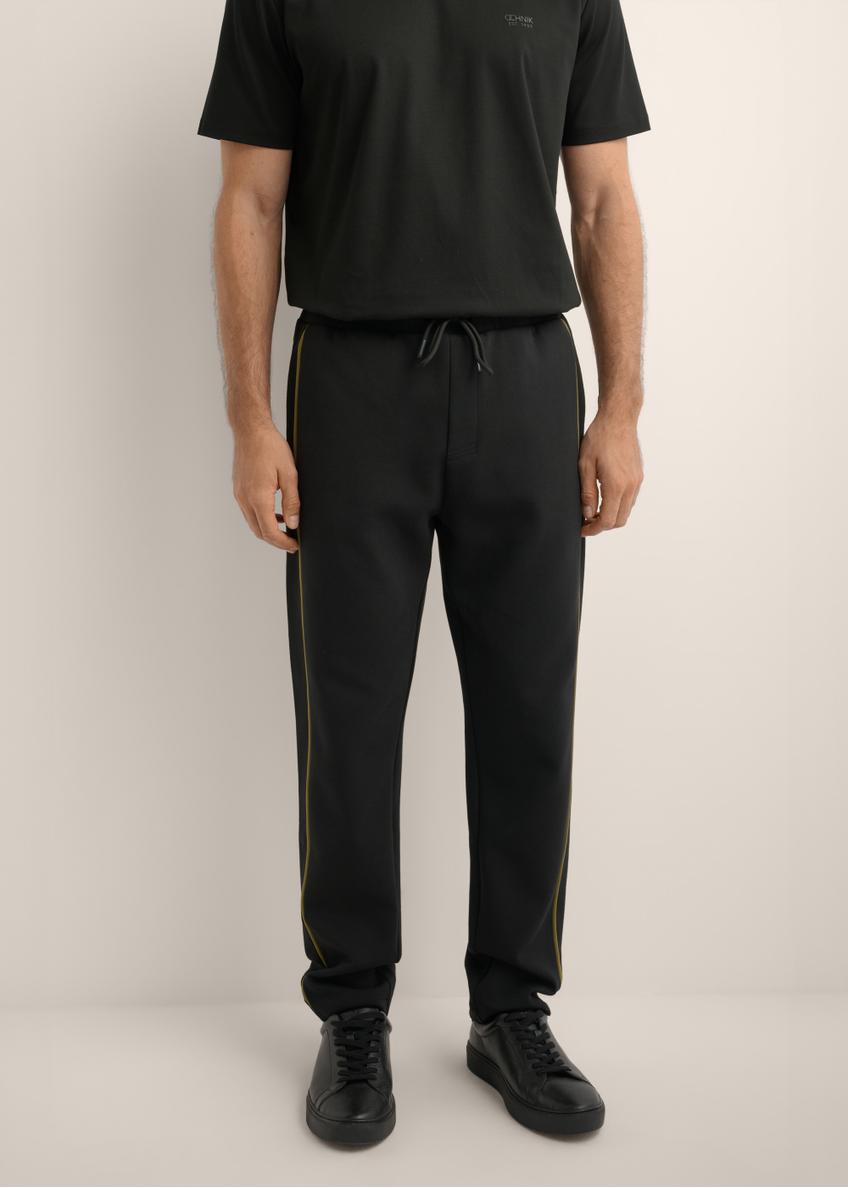 Czarne męskie spodnie dresowe SPOMT-0127-99(Z26)