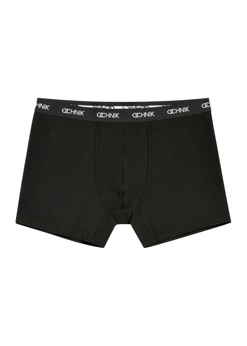 Trójpak czarnych bokserek męskich ZESMB-0001A-99(KS)