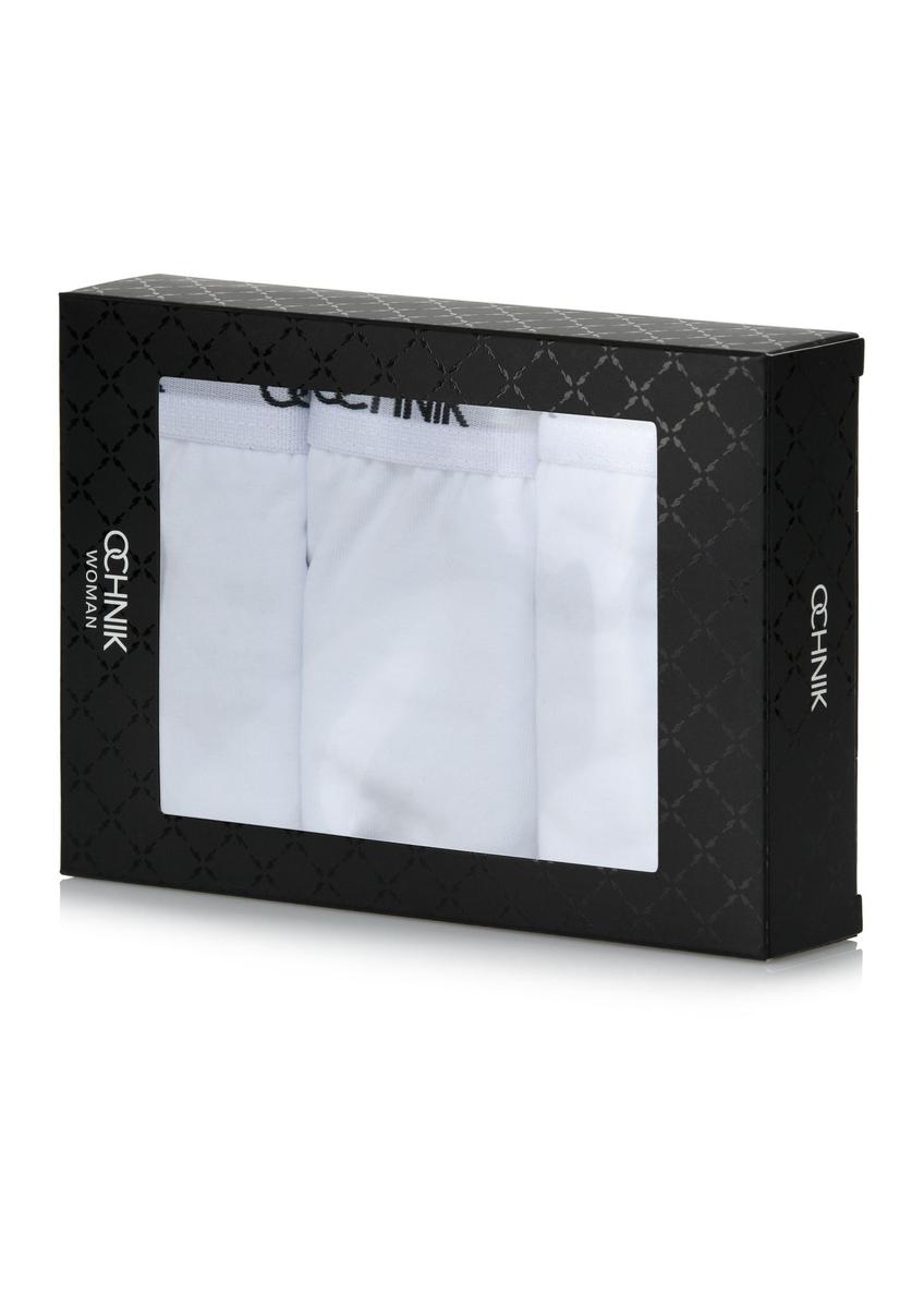 Trójpak białych fig damskich ZESDS-0002-11(KS)