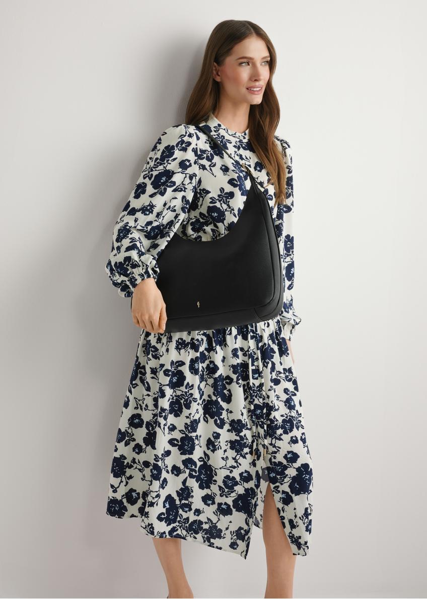 Czarna torebka damska shopper TOREC-1238-99(W26)