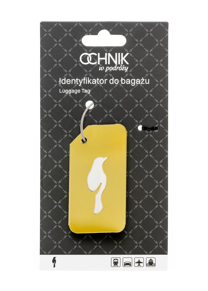 Złoty identyfikator do bagażu AW-012-0003-2X(W26)