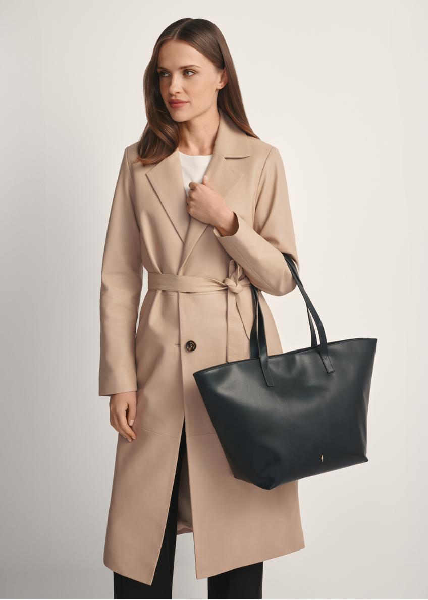 Duża skórzana torebka damska shopper TORES-1258-99(W26)