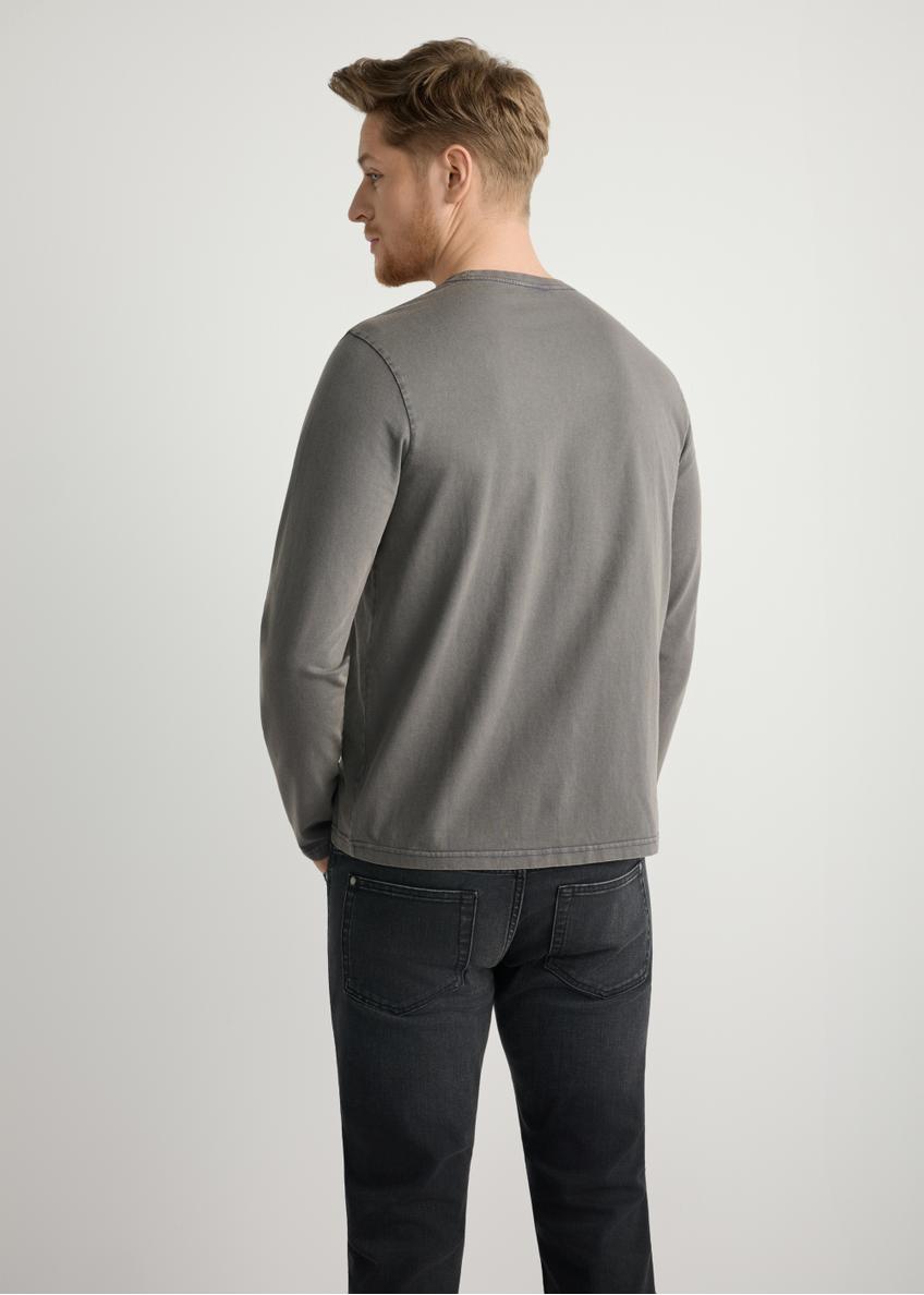Szary longsleeve męski LSLMT-0012-9D(W26)