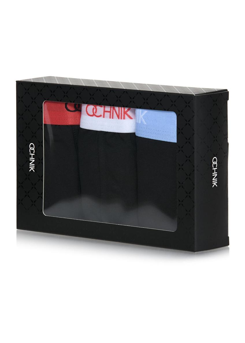 Trójpak czarnych bokserek męskich ZESMB-0003-99(KS)