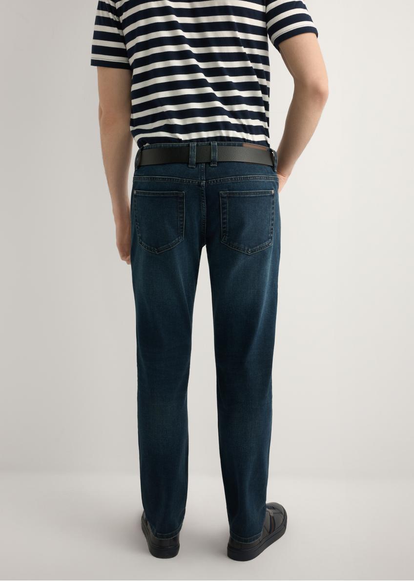 Ciemnoniebieskie jeansowe spodnie męskie JEAMT-0022-7C(W26)