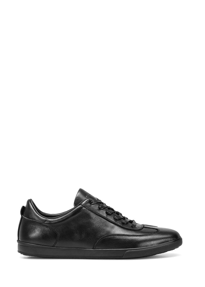Czarne skórzane buty męskie BUTYM-0491-99(W25)-10
