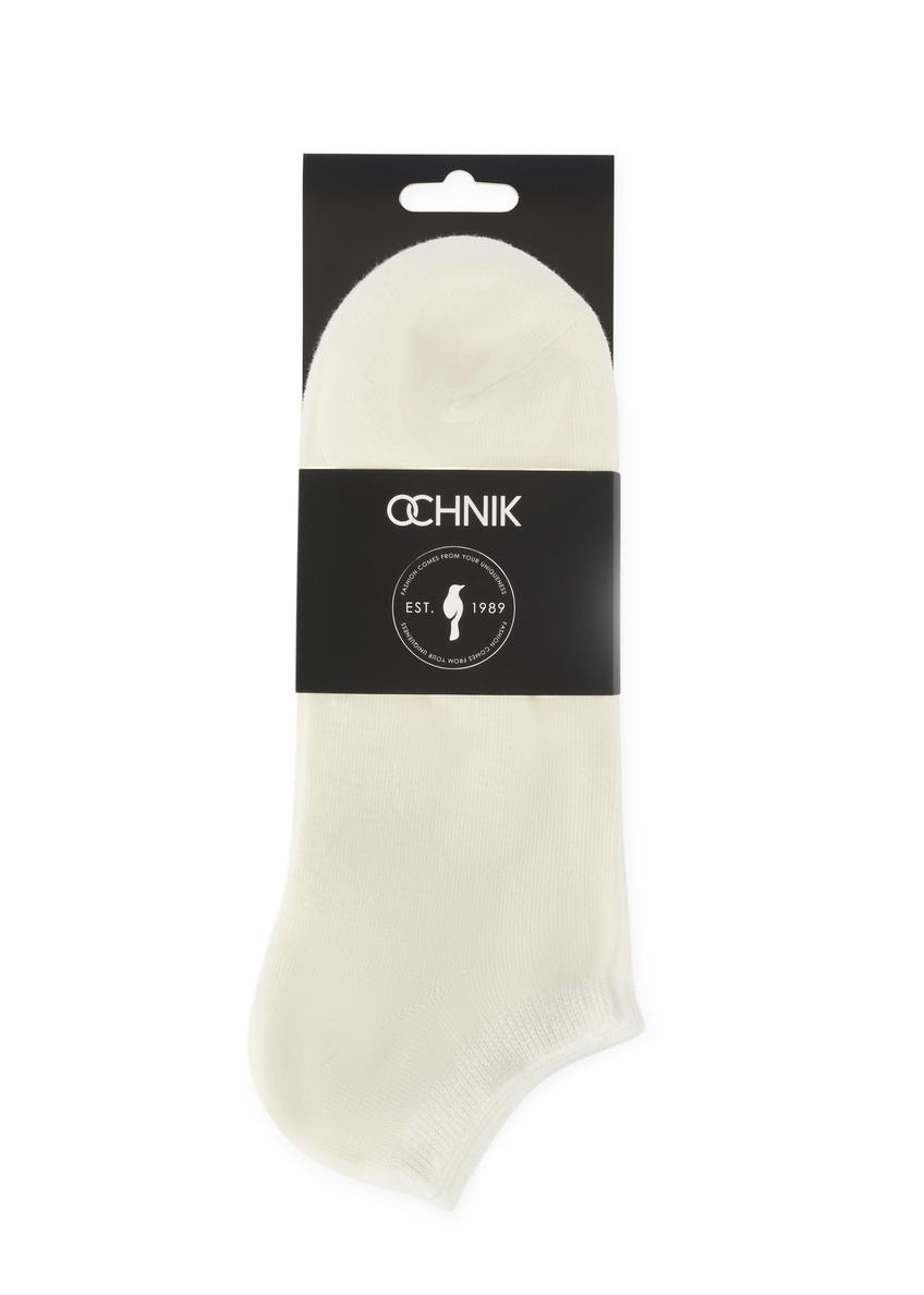 Trójpak białych krótkich skarpet damskich ZESDT-0041-11(Z25)