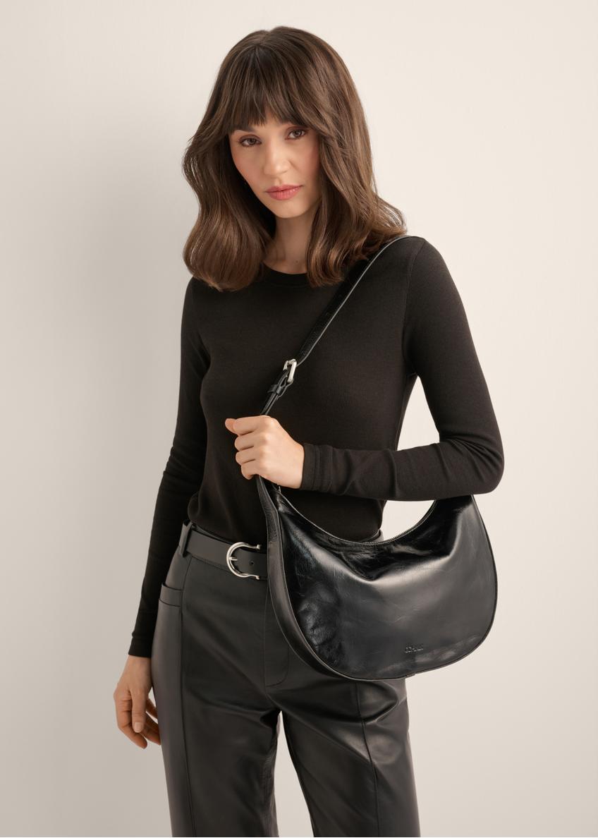 Torebka damska hobo z połyskiem TORES-1366-9F(Z26)