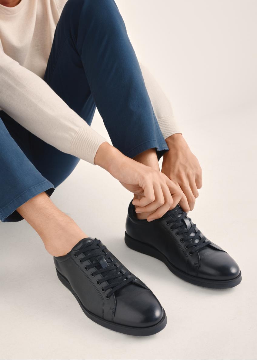 Czarne skórzane buty męskie BUTYM-0513-99(Z26)