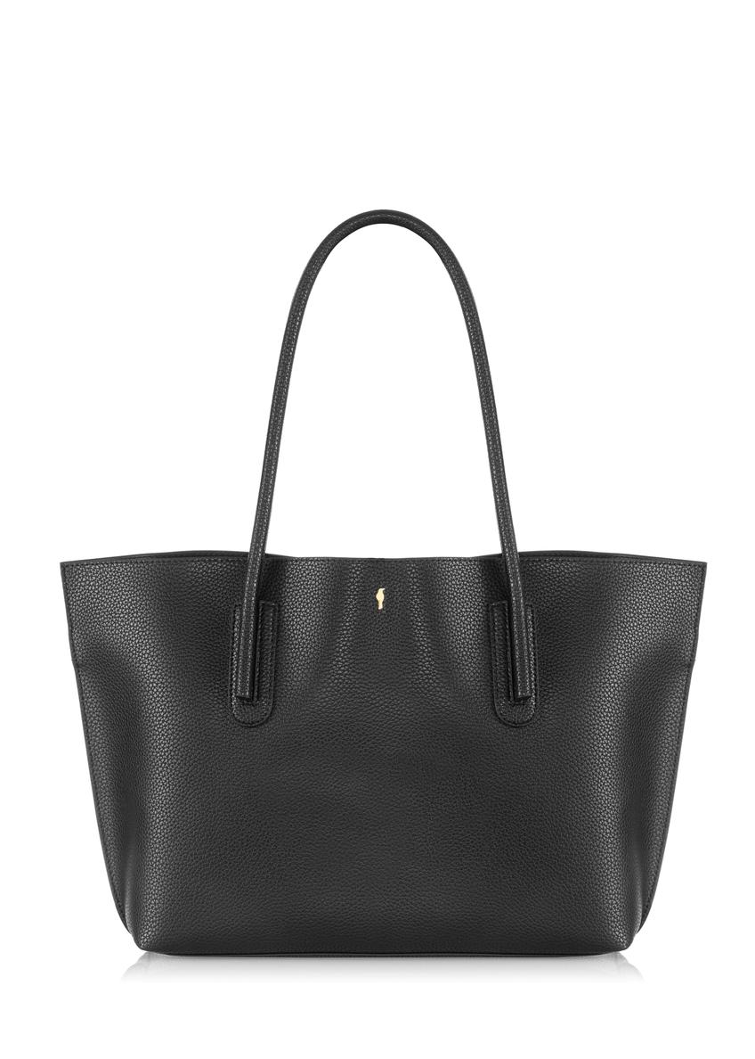 Czarna torebka shopper damska TOREC-0938-99(W24)-09