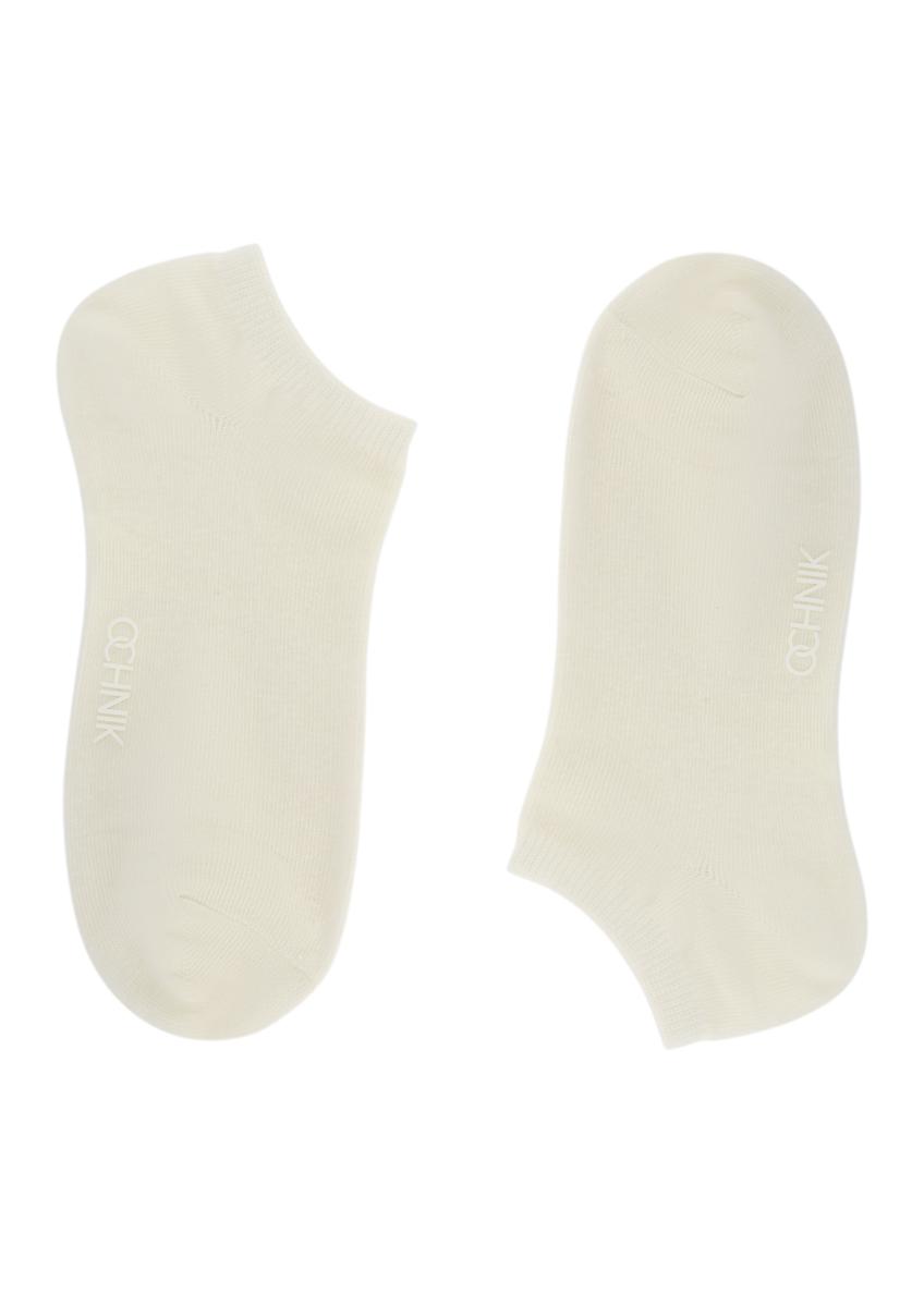 Trójpak białych krótkich skarpet damskich ZESDT-0041-11(Z25)