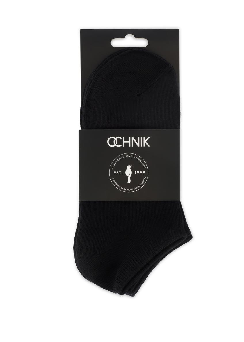 Trójpak czarnych krótkich skarpet damskich ZESDT-0041-99(Z25)