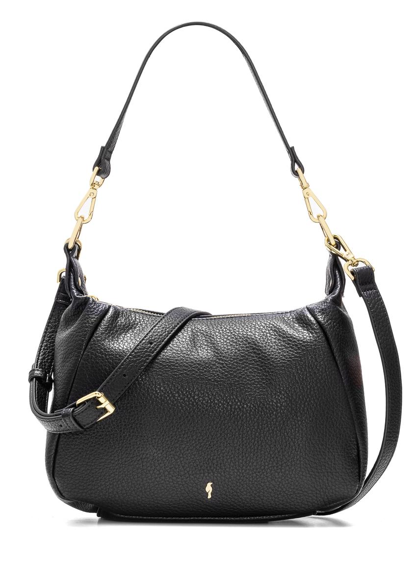 Czarna torebka shopper na ramię TOREC-0885B-99(Z25)